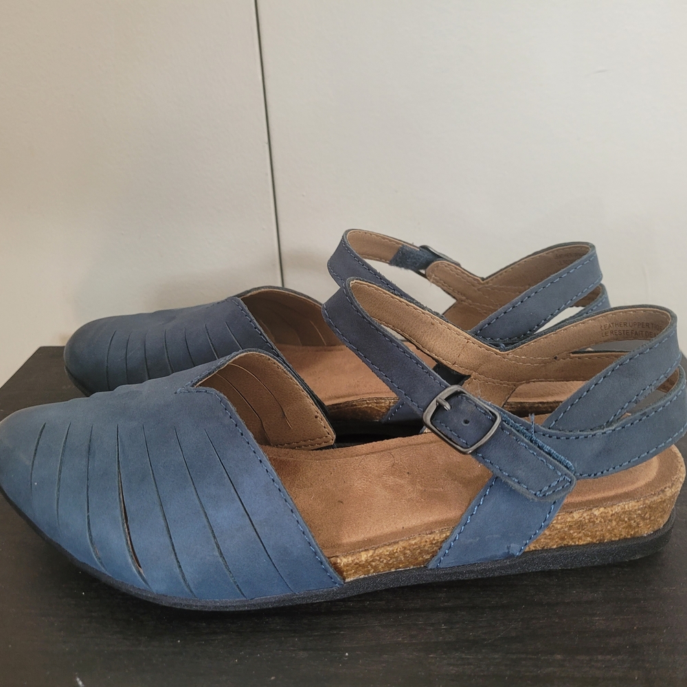 Earth Blue Women's Sandals - Picture 1 of 10
